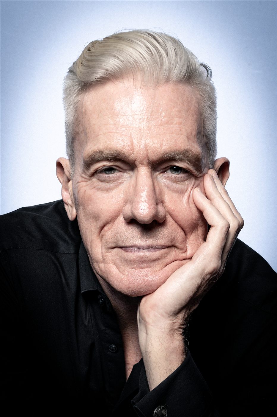 Close-up portrait of Felix Jones smiling
